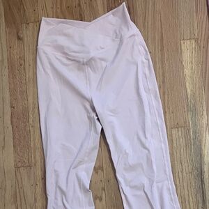 Pink Flared Leggings